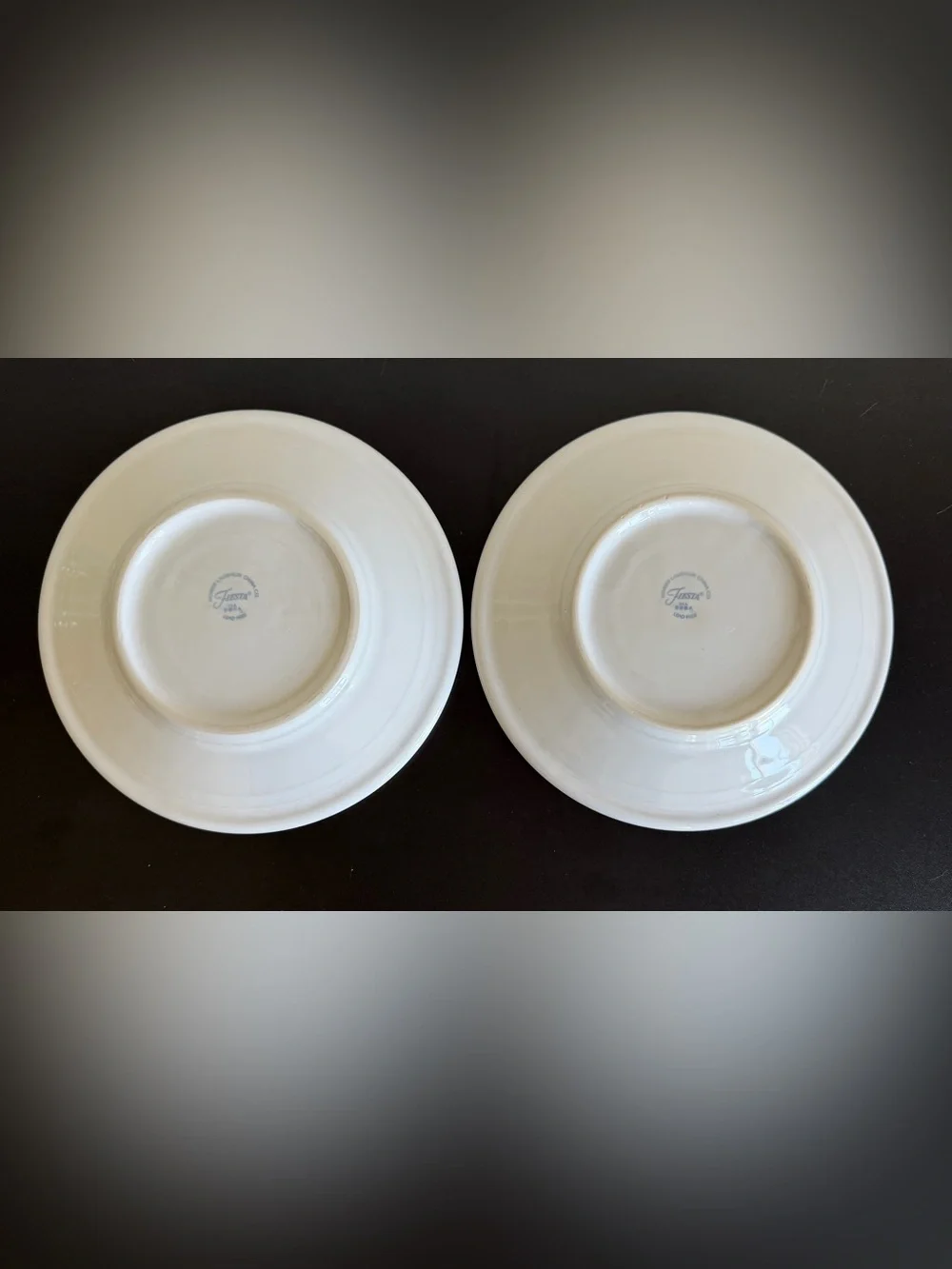 Set of 2 Fiesta Rainbow by Homer Laughlin dinner plates.